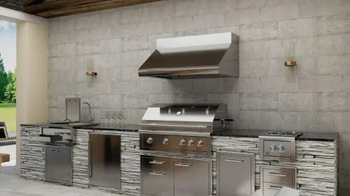 XO 48 Inch Pro Style Wall Mount Ducted Hood with 1200 CFM & LED Lights - view 3
