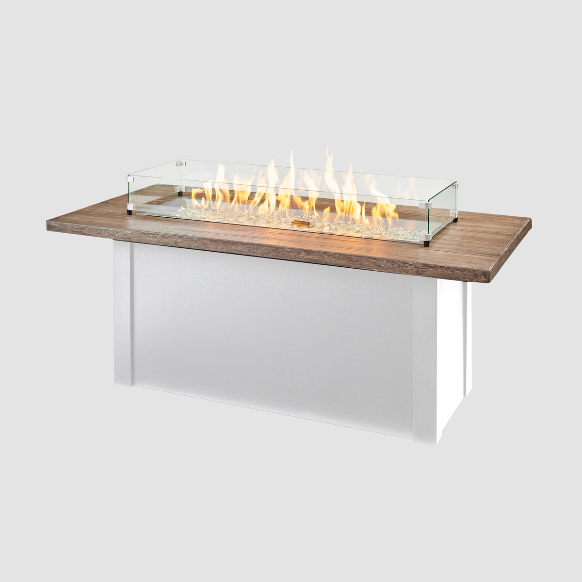 The Outdoor GreatRoom Havenwood Linear Gas Fire Pit Table 62" - view 19