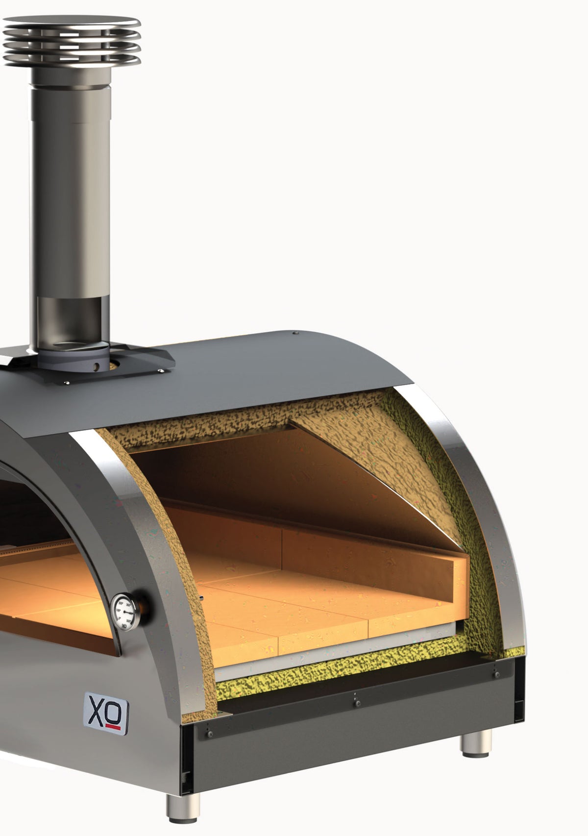 XO Appliance Tabletop Wood-Fired Oven (XO-XOPIZZA1SS) – view 11