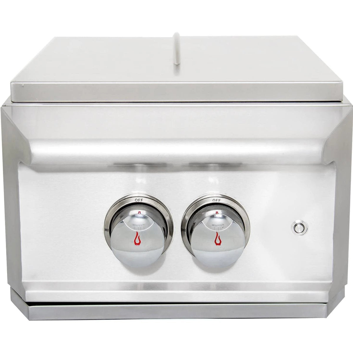 Blaze Professional Built-In Gas High Performance Power Burner W/ Wok Ring & Stainless Steel Lid - view 6