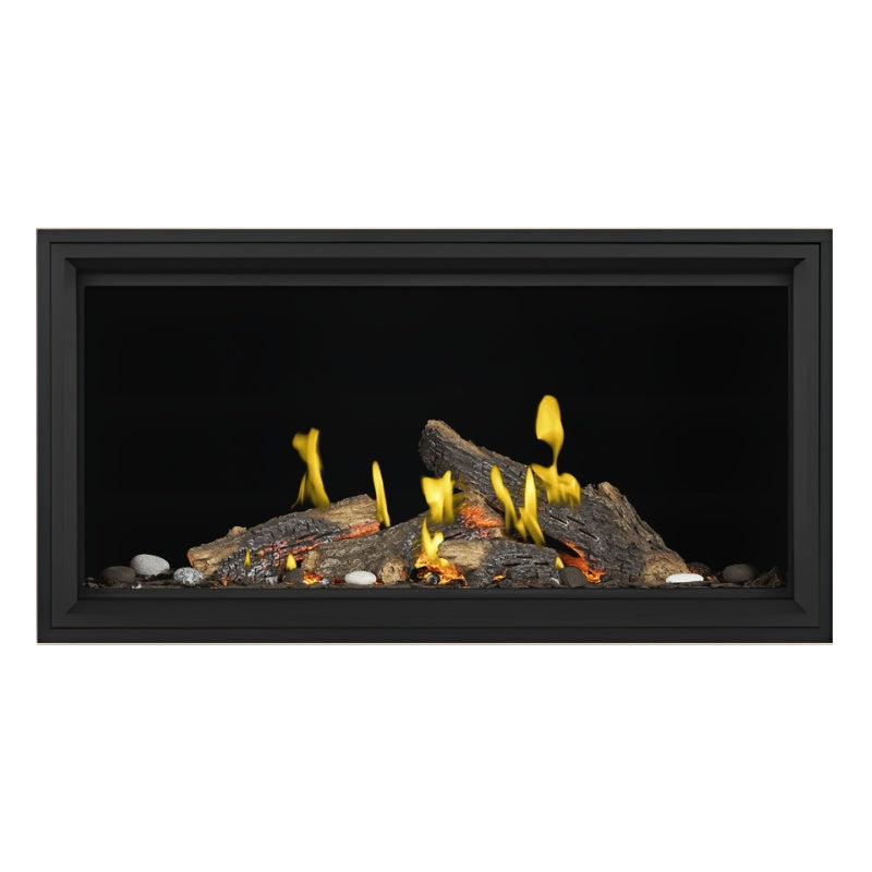 Napoleon Tall Vector with Luminous Logs 50" Direct Vent Linear Gas Fireplace - view 14