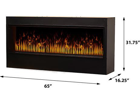 Dimplex Opti-Myst Pro 1500 Built-in 60 Inch Water Vapor Electric Fireplace Firebox - view 7