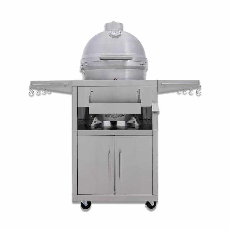 Blaze 20 Inch Cast Aluminum Kamado Grill W/ Cart - view 2