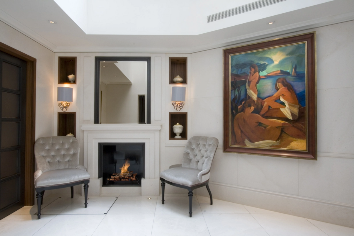 EcoSmart Fire Heritage Grate 25 Ethanol Fireplace - view 2