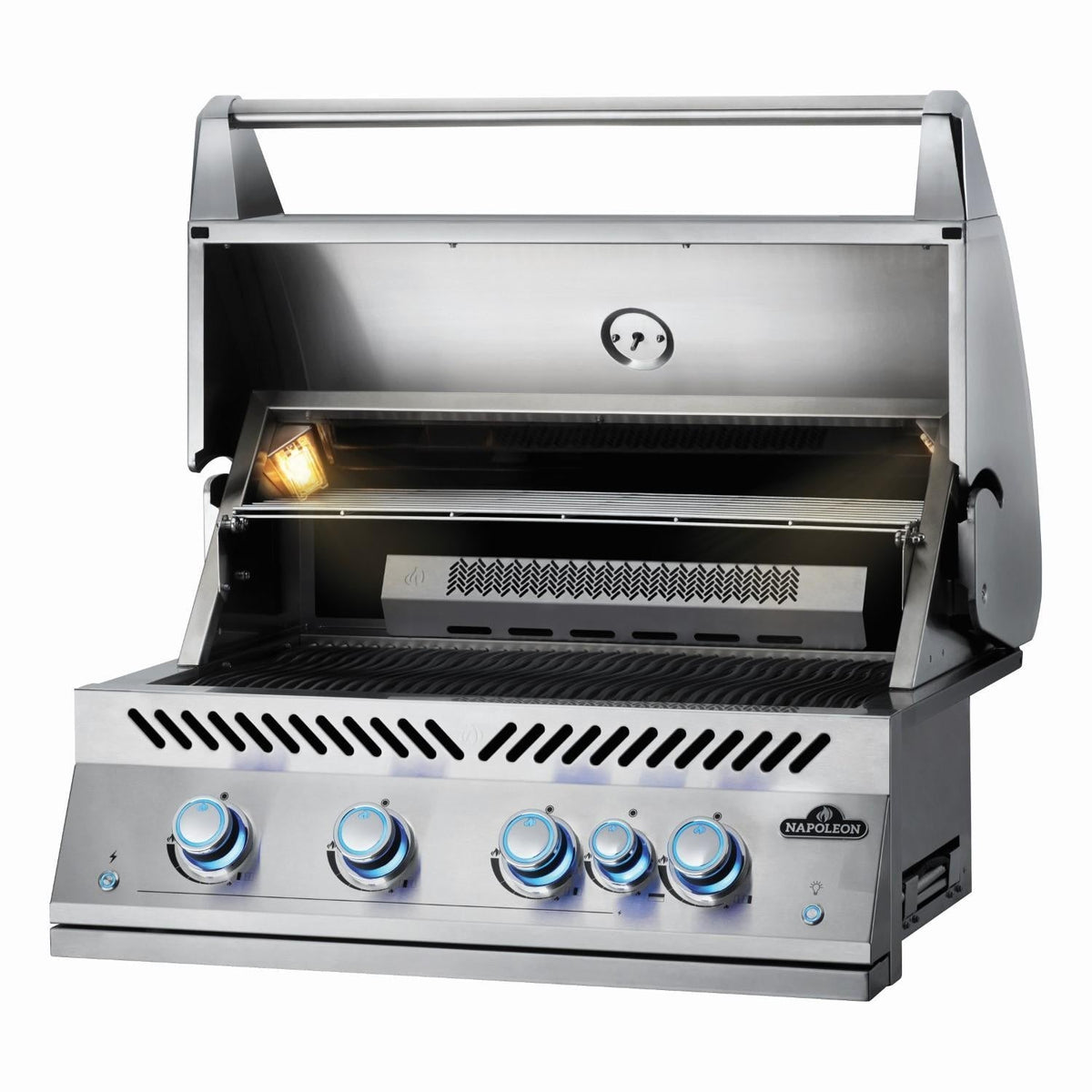 Napoleon 700 Series 32-Inch Built-In Natural Gas Grill w/ Infrared Rear Burner, Rotisserie & SafetyGlow - view 6