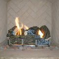 The Outdoor GreatRoom Outdoor Ceramic Fiber Log Set with Grate