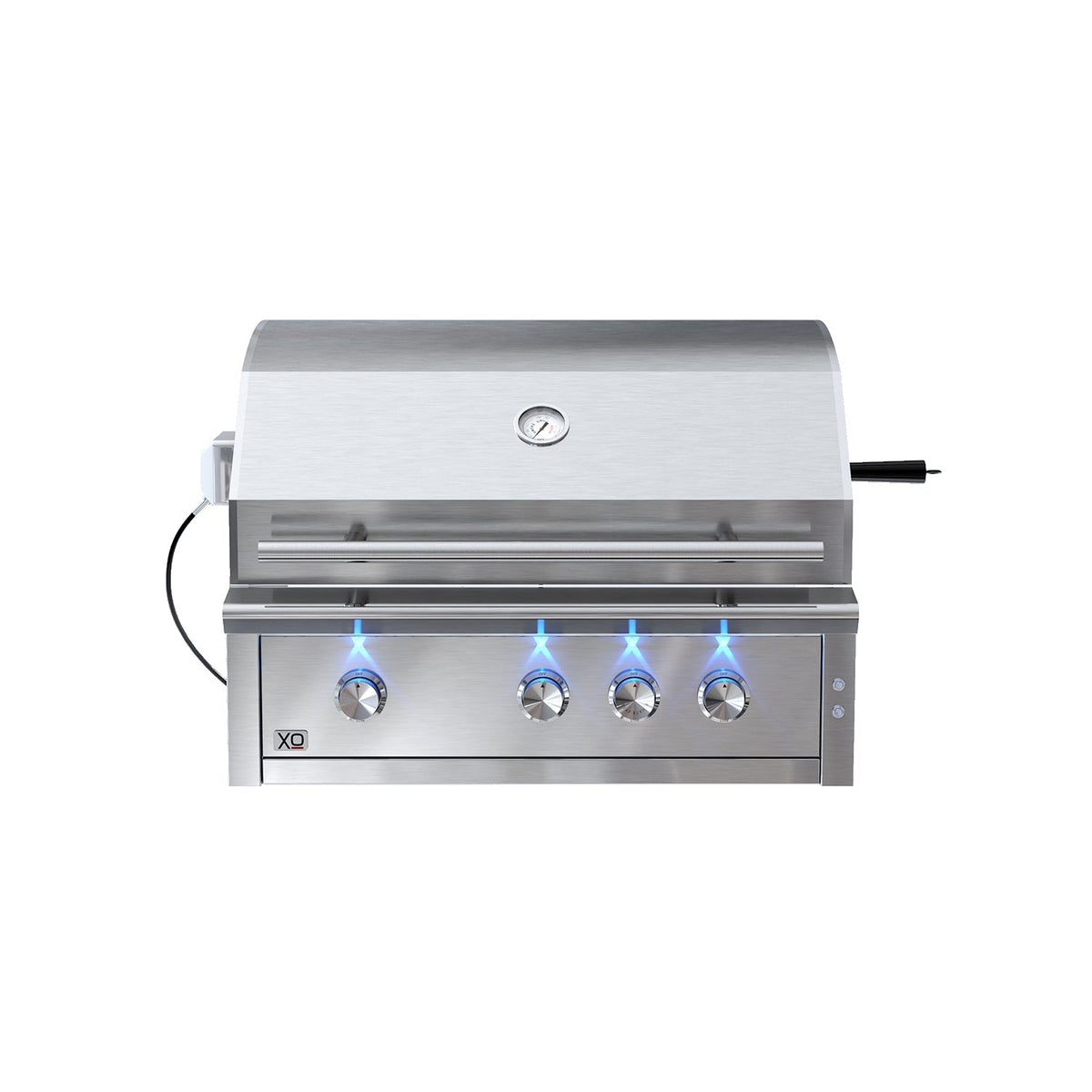 XO Pro Luxury 36 Inch Built-In Gas Grill Three Piece Package with Access Door & Refrigerator - view 2