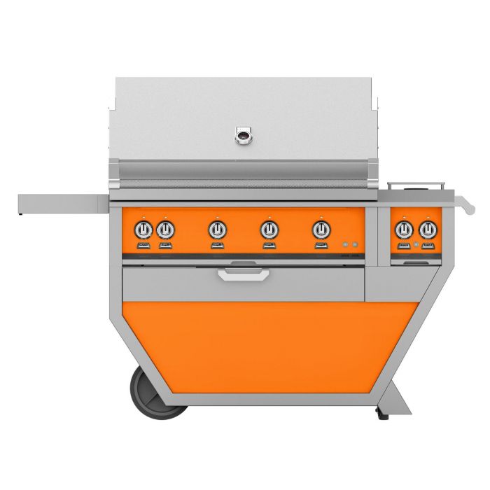 Hestan Deluxe 42-Inch Natural Gas Grill W/ Sear Burner, Rotisserie & Double Side Burner - view 36