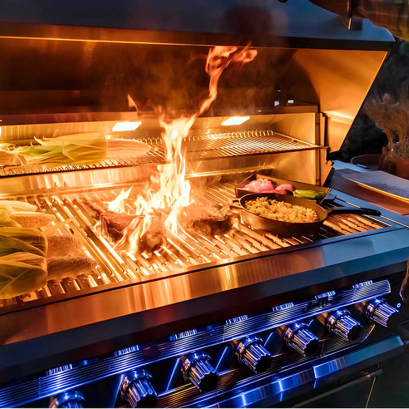 American Made Grills Muscle 54 Inch Hybrid Built In Grill - view 13