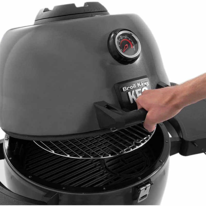 Broil King Keg 5000 Steel Charcoal Kamado Grill - Gray - 911470 - view 12