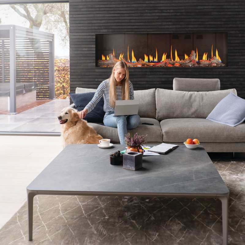 Napoleon Luminex 65" Linear Electric Fireplace | NEFL65LCD-3SV