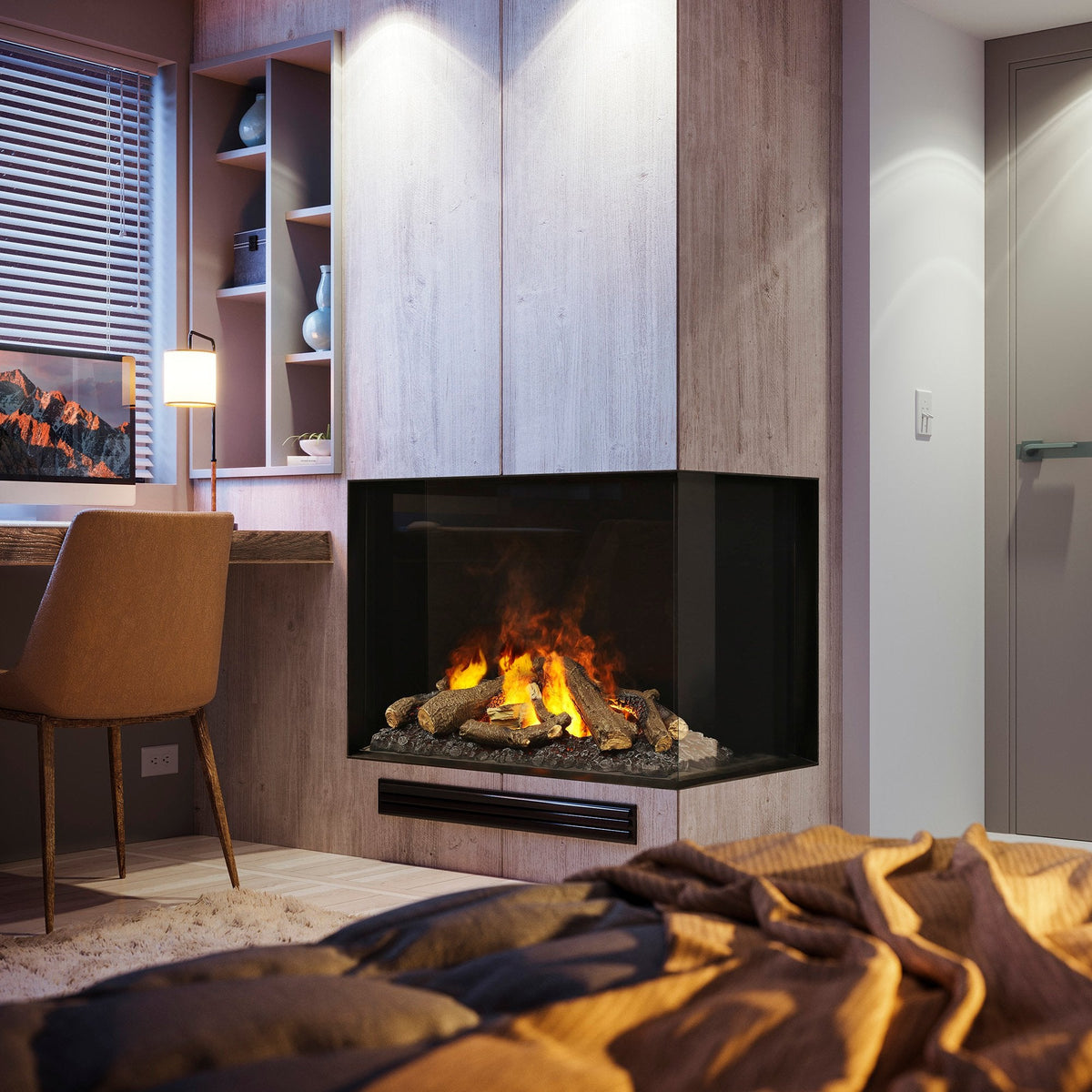 Dimplex FEF3226L2R e-MatriX 32"x26" Electric Firebox – Right-Facing (Two-Sided) - view 3