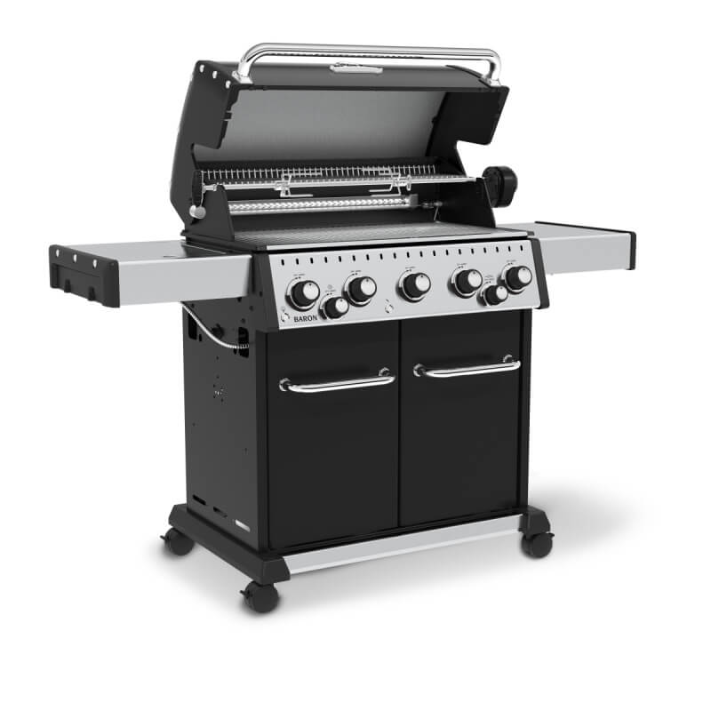 Broil King Baron 590 PRO 5-Burner Propane Gas Grill With Rotisserie & Side Burner - view 4