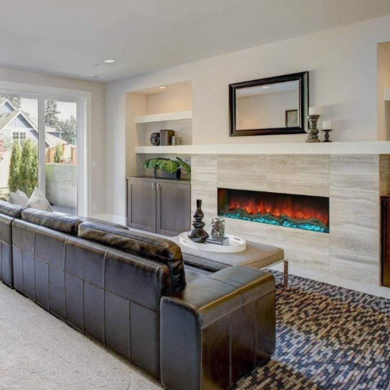 Modern Flames Landscape Pro Multi 120" 3-Sided Electric Fireplace - view 4
