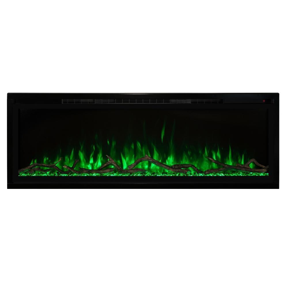 Modern Flames Spectrum Slimline 74 Inch Recessed/Wall Mount Linear Electric Fireplace