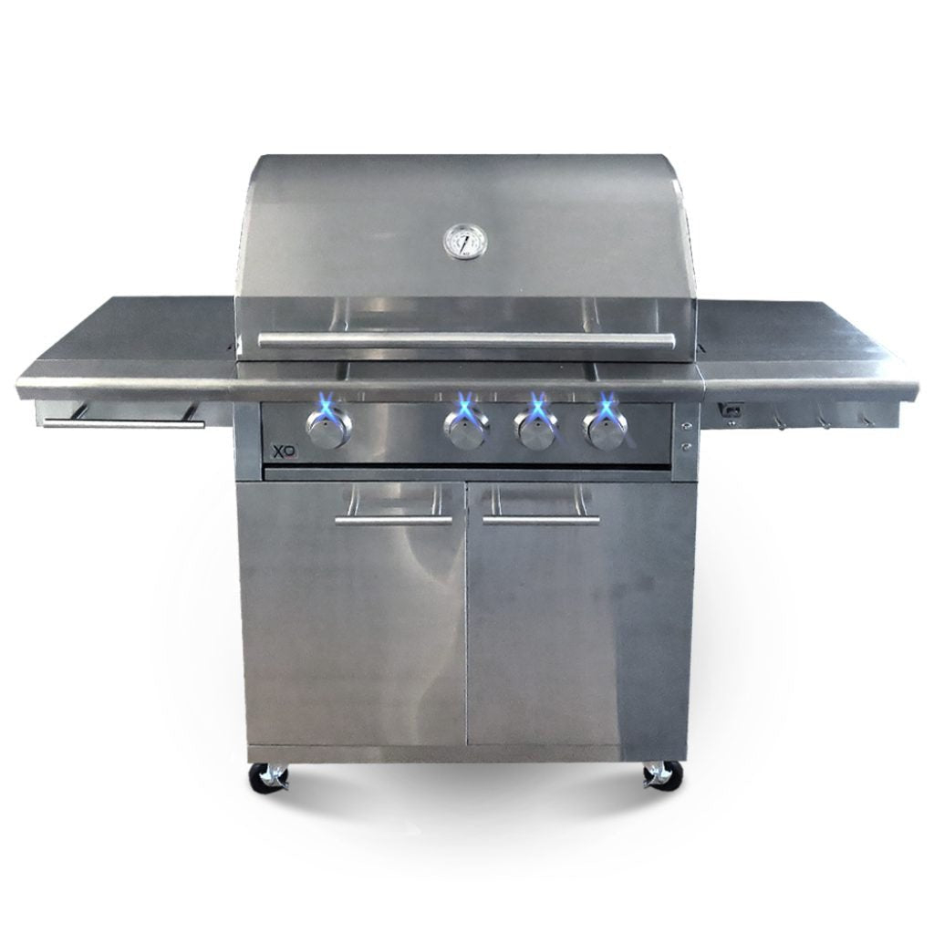 XO 32 Inch Performance XLT2 Freestanding Gas Grill on Cart - view 15