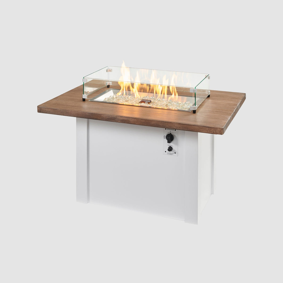 The Outdoor GreatRoom Havenwood Rectangular Gas Fire Pit Table 44" - view 15
