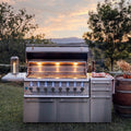American Made Grills Muscle 54-Inch Freestanding Hybrid Grill - Propane - MUSFS54-LP