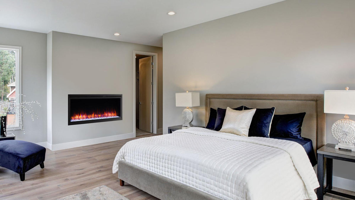 SimpliFire Allusion Platinum 50" Linear Electric Fireplace (SF-ALLP50-BK)