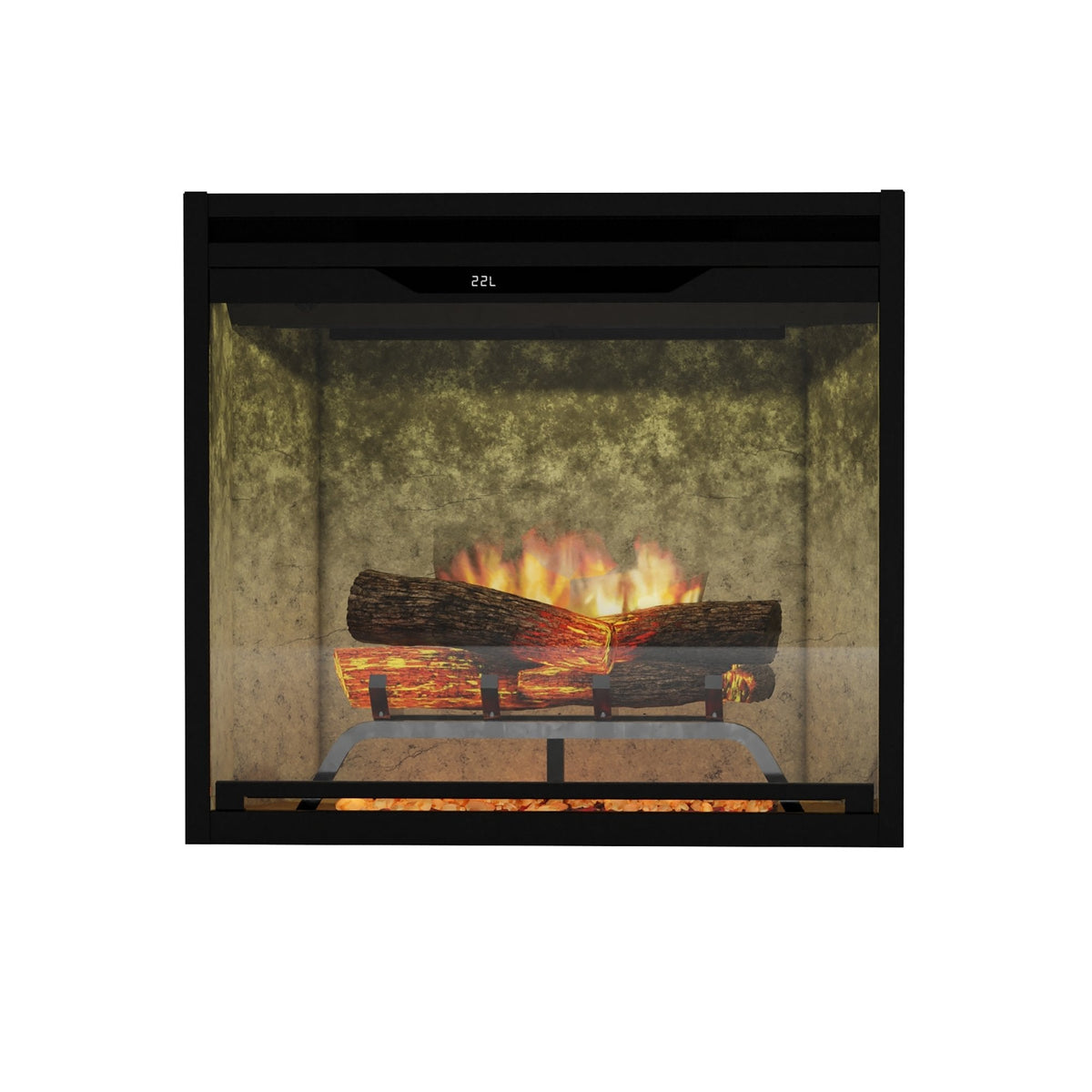 Dimplex Revillusion 24in Electric Fireplace Insert - Weathered Concrete - REV24-WC - view 4