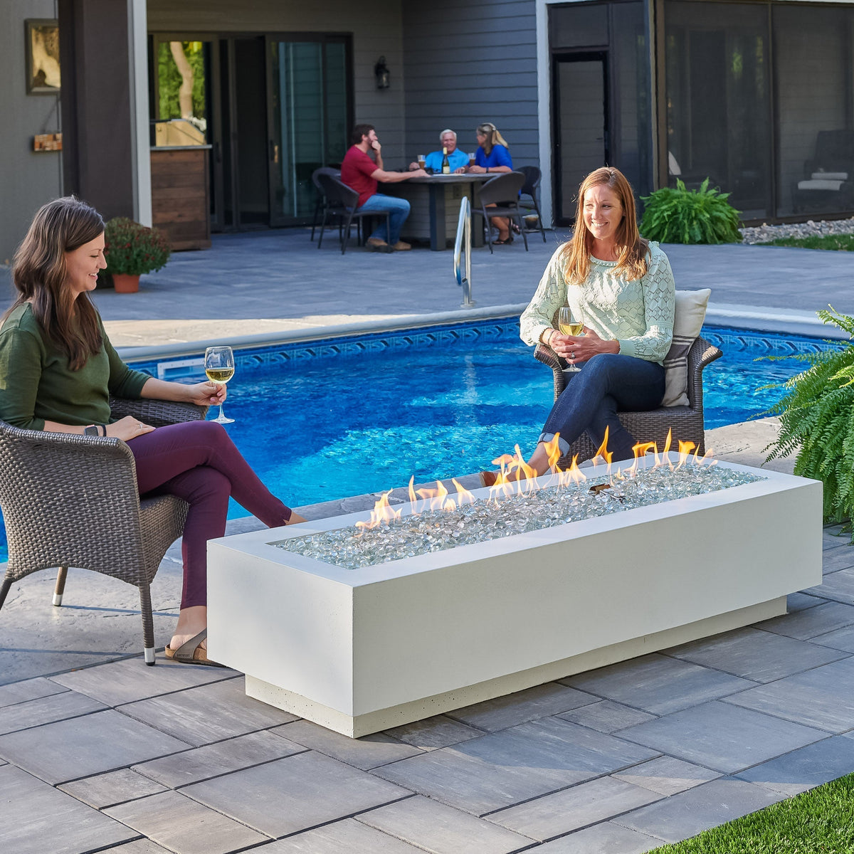 The Outdoor GreatRoom Cove Linear Gas Fire Pit Table 72" - view 4