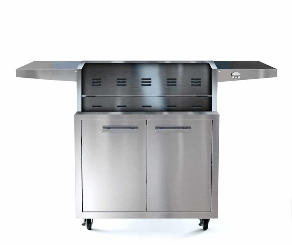 XO Pro Luxury 36 Inch Freestanding Gas Grill on Cart with Infrared Burner & Rotisserie - view 18