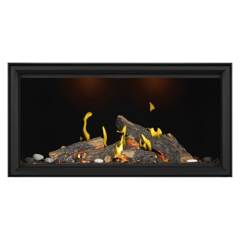 Napoleon Tall Vector with Luminous Logs 50" Direct Vent Linear Gas Fireplace - view 5