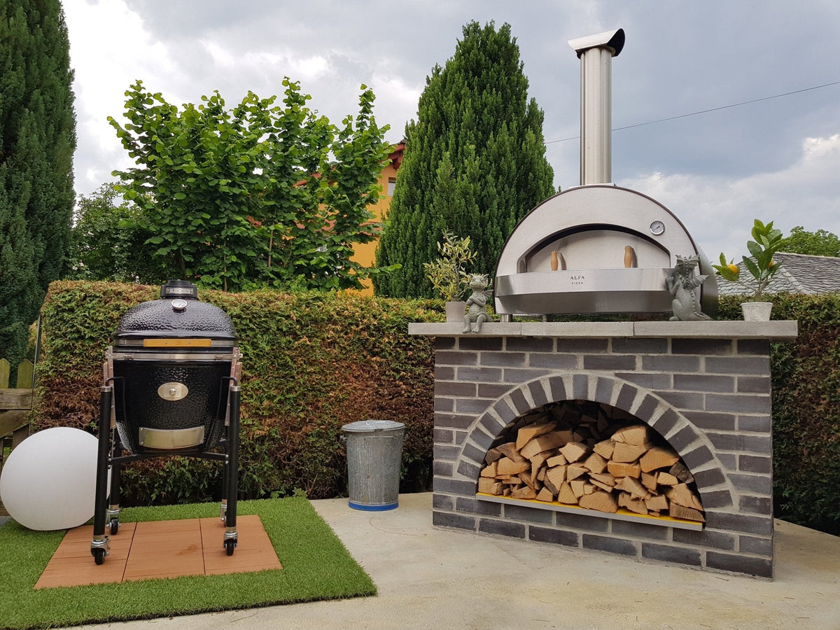 Alfa 4 Pizze Outdoor Wood-Fired Countertop Pizza Oven - Copper - view 18
