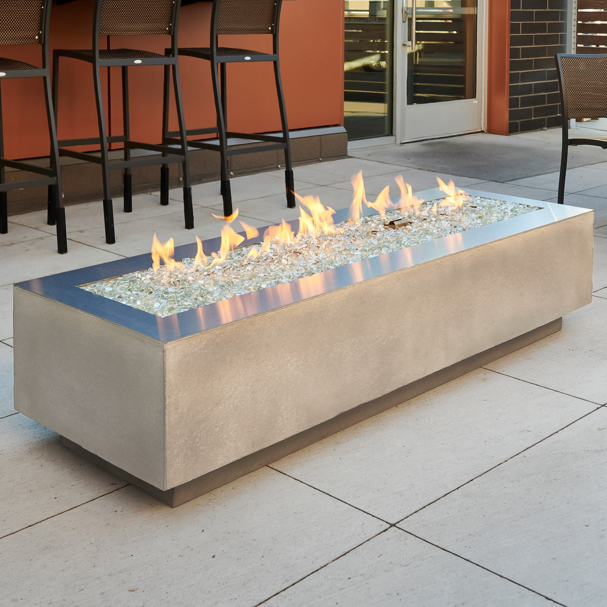 The Outdoor GreatRoom Cove Linear Gas Fire Pit Table 72" - view 19