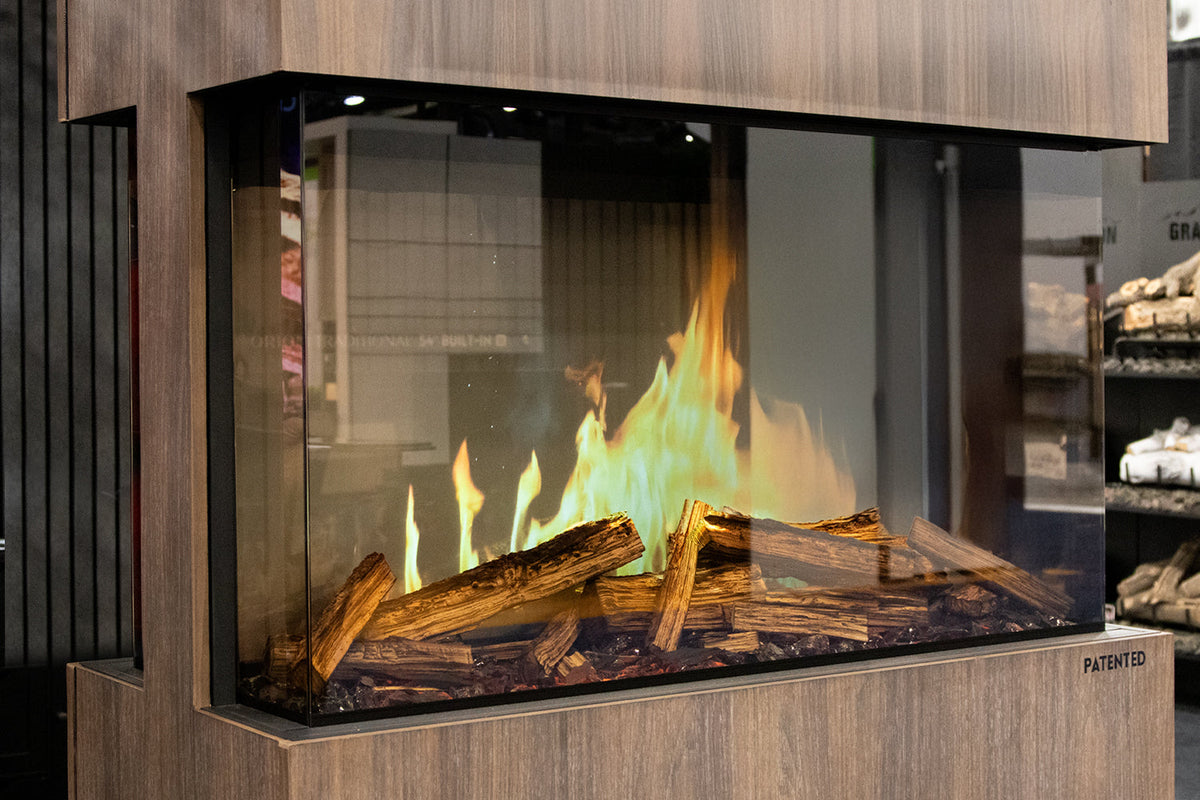 Modern Flames Nova Clear 48 Inch See-Through Laser Projection Electric Fireplace - view 2
