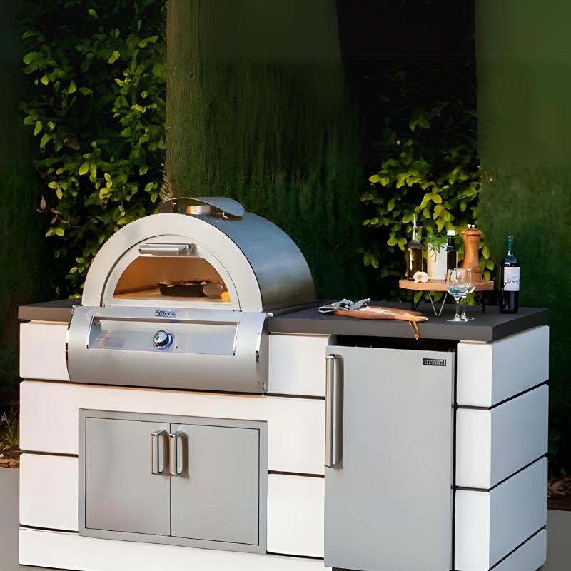 Fire Magic Contemporary Outdoor Kitchen Island Bundle for Pizza Oven - view 2