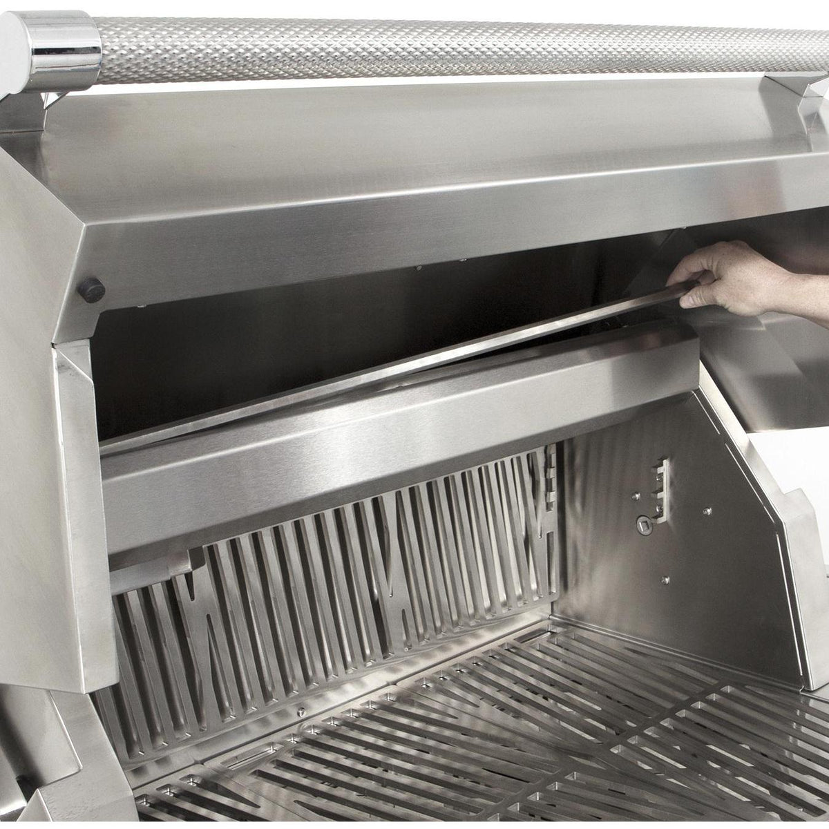 Hestan | 36” Gas Grill with Rotisserie on a Double Door Tower Cart - view 8