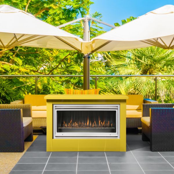 Montigo Mahana PL42VO Ventless Outdoor Gas Fireplace - 42" - view 2