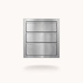 American Made Grills 18" Deluxe 3-Drawer