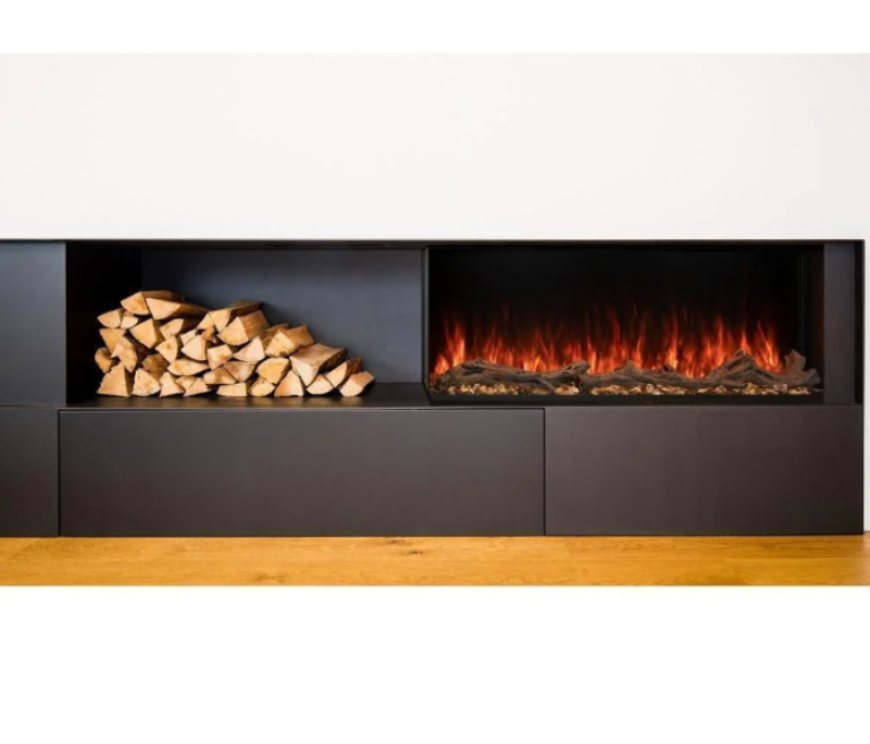 Modern Flames Landscape Pro Multi 120" 3-Sided Electric Fireplace - view 7