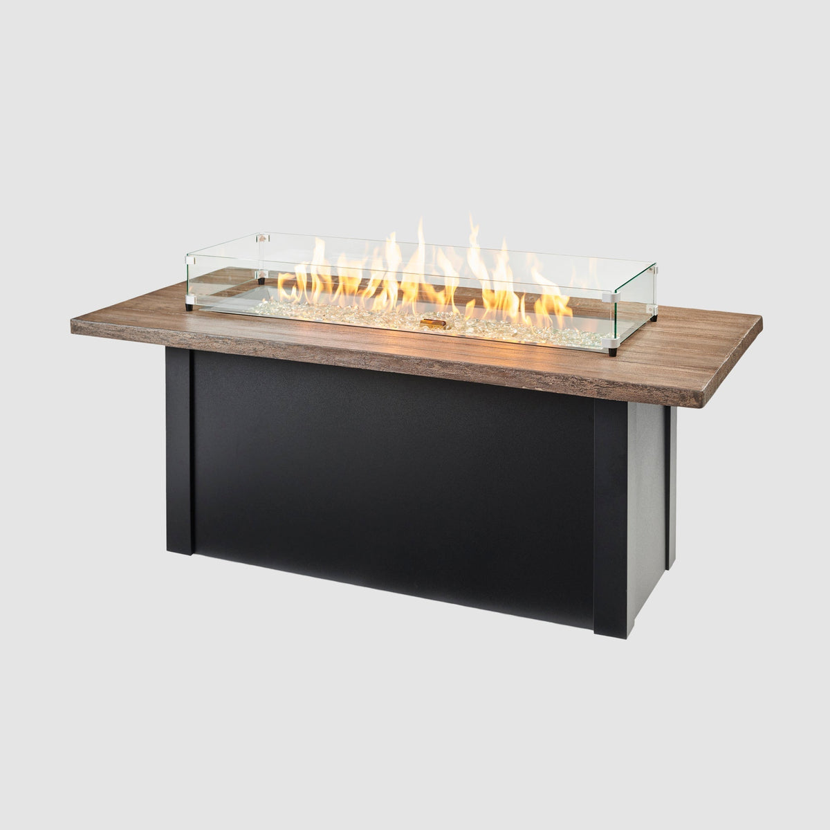 The Outdoor GreatRoom Havenwood Linear Gas Fire Pit Table 62" - view 26
