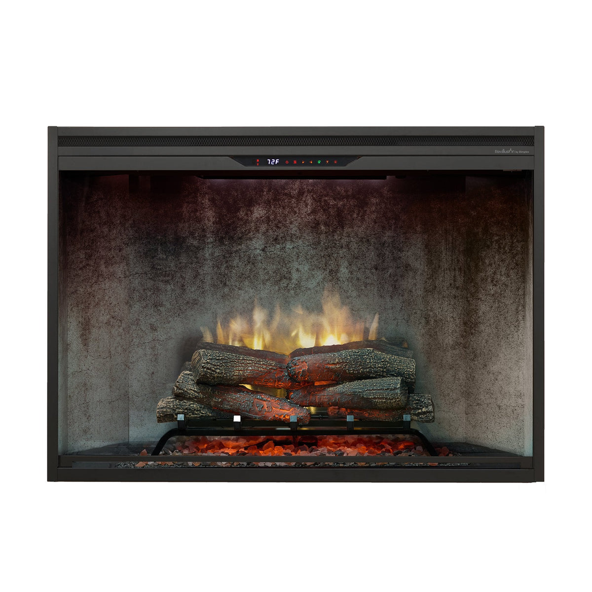 Dimplex REV42 -WC Revillusion 42in Built-In Firebox - Weathered Concrete - view 2