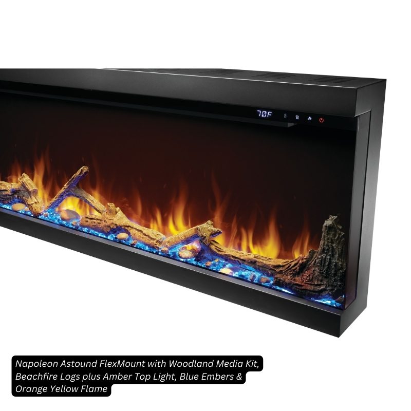 Napoleon Astound FlexMount 62" Linear Electric Fireplace
