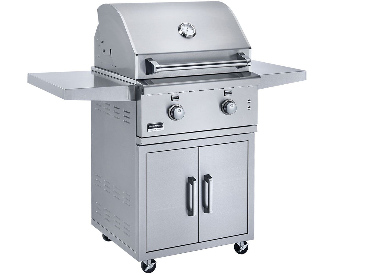 Broilmaster G-Series 26-Inch 2-Burner Freestanding Natural Gas Grill On Cart - BSG262N
