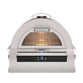 Fire Magic Echelon Diamond Black Glass Pizza Oven With Portable Cart