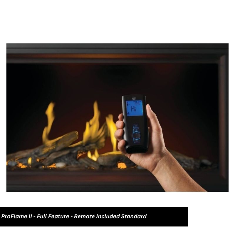 Napoleon Tall Vector with Luminous Logs 50" Direct Vent Linear Gas Fireplace - view 9