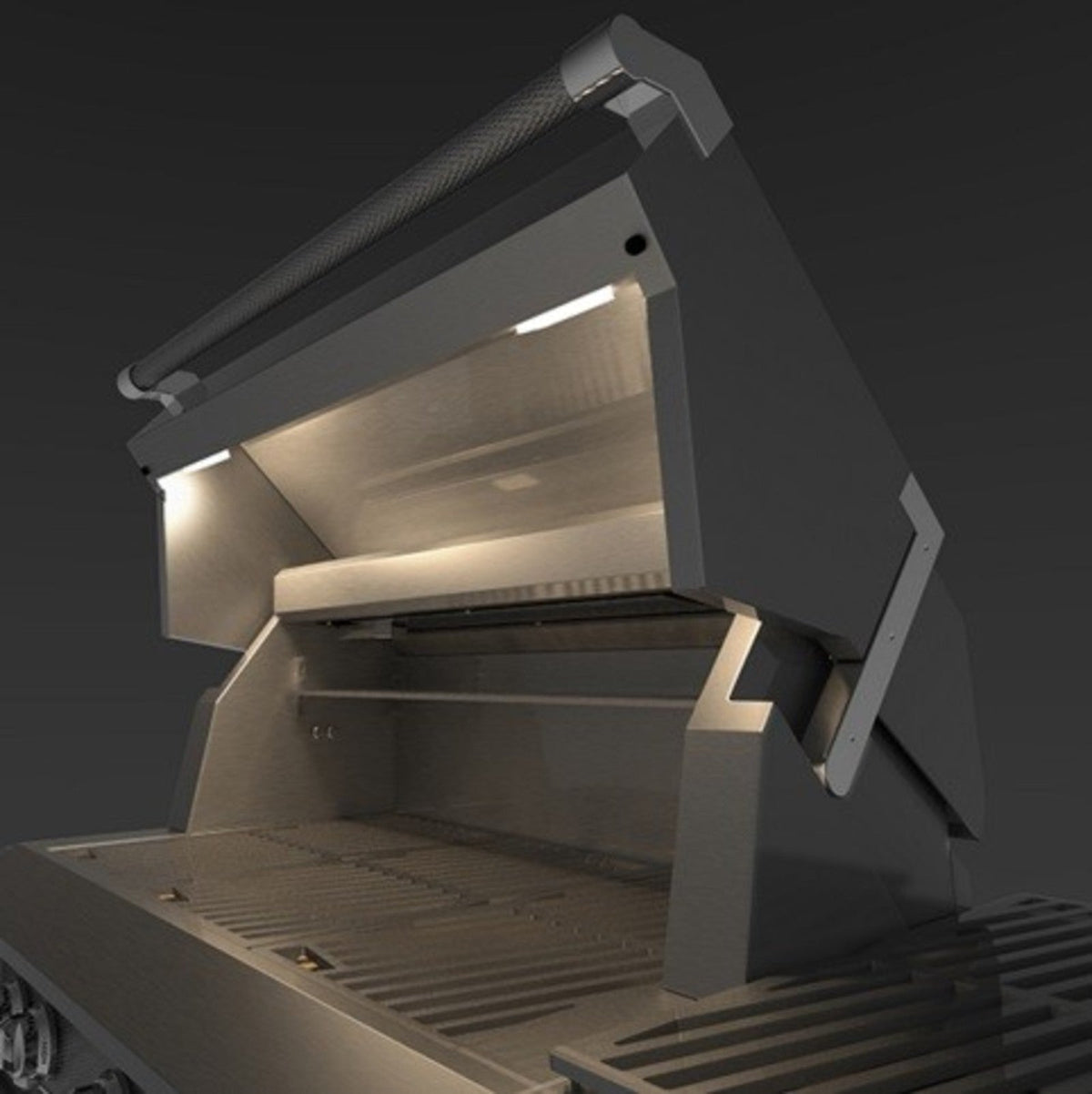 Hestan 42-Inch Propane Gas Grill W/ Sear Burner, Rotisserie & Double Side Burner On Deluxe Cart - GMBR42CX2-LP