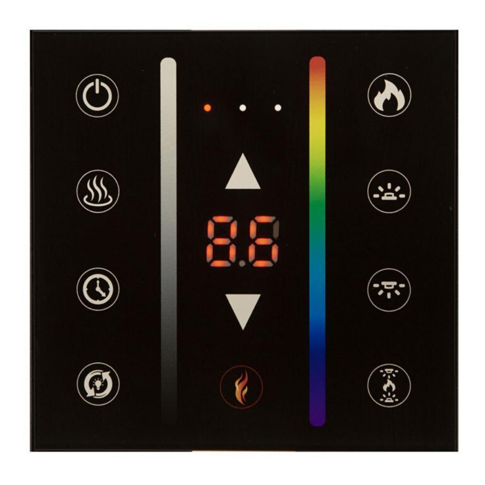 Modern Flames Landscape Pro Multi-Sided Built-In 96 Inch Electric Fireplace Linear Firebox