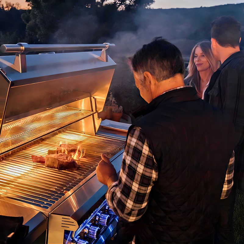 American Made Grills Muscle 54 Inch Hybrid Built In Grill - view 4