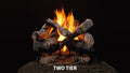 Hearth & Home Technologies 30" 2-Tier Grand Oaks cement log set for Biltmore 50" and Cottagewood 50" (2TR-GO30)