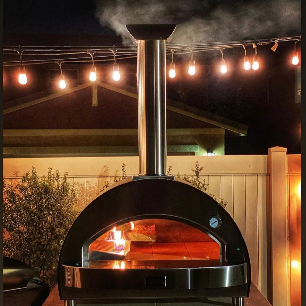 Alfa 4 Pizze Outdoor Wood-Fired Countertop Pizza Oven - Copper - view 20