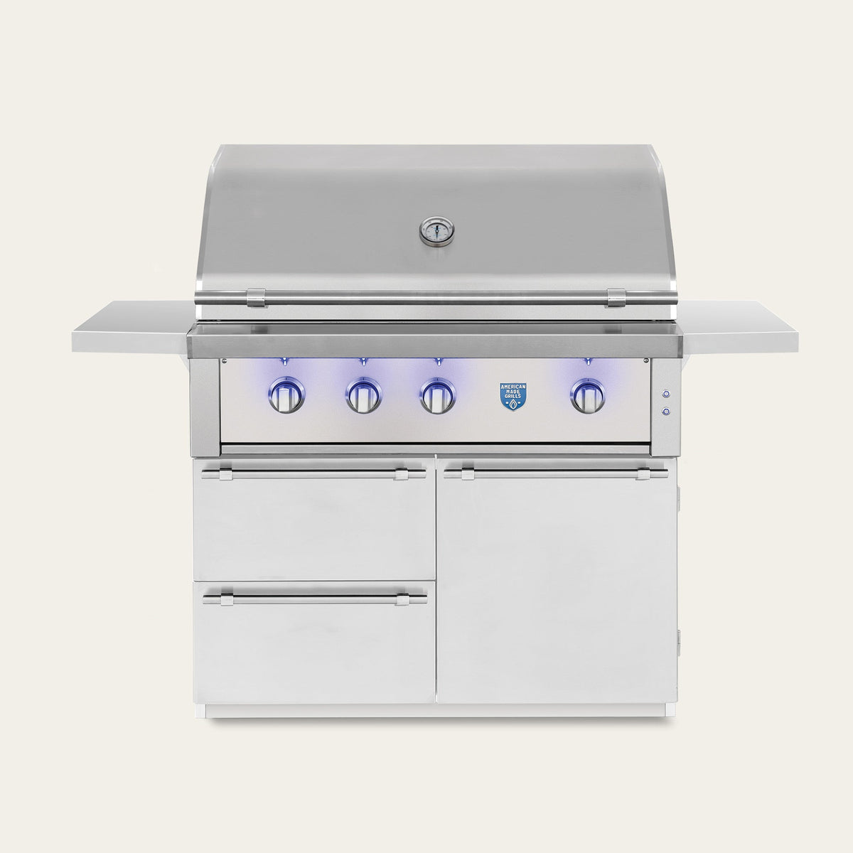 American Made Grills Estate Freedom 42-Inch Freestanding Propane Grill with Cart - ESTFS42-FR-LP
