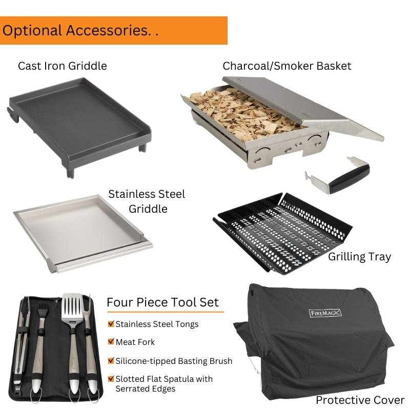 Fire Magic 30" Aurora A540i Built-In Gas Grill - view 4