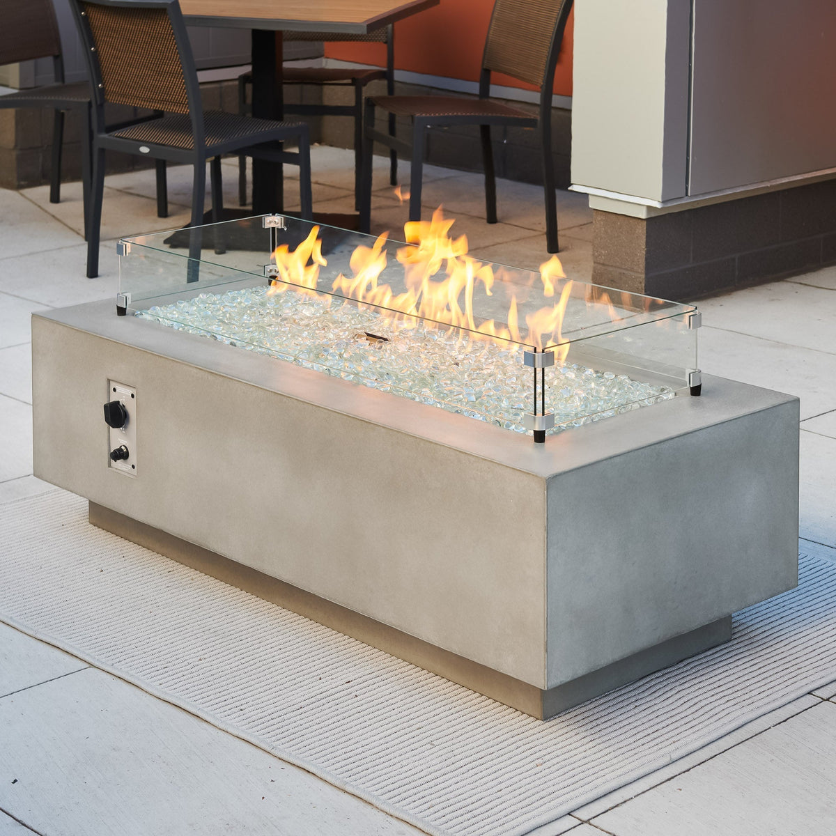 The Outdoor GreatRoom Cove Linear Gas Fire Pit Table 54" - view 14