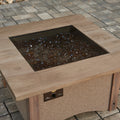 Outdoor GreatRoom Square Glass Burner Cover